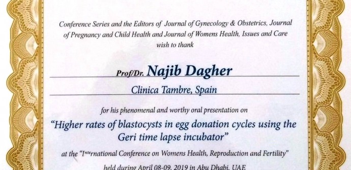 Speaker at the International Conference on Women's Health, Reproduction and Fertility